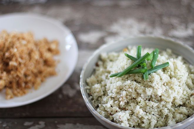 How to Make Simple Cauliflower Rice | Nutrition Stripped