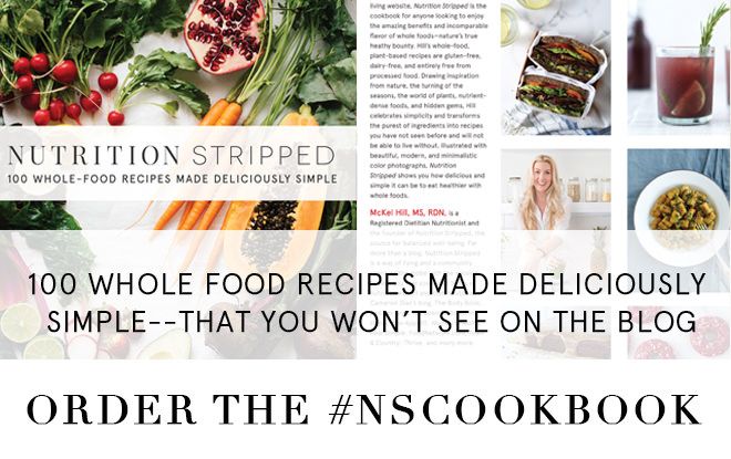The Nutrition Stripped Cookbook cover reveal