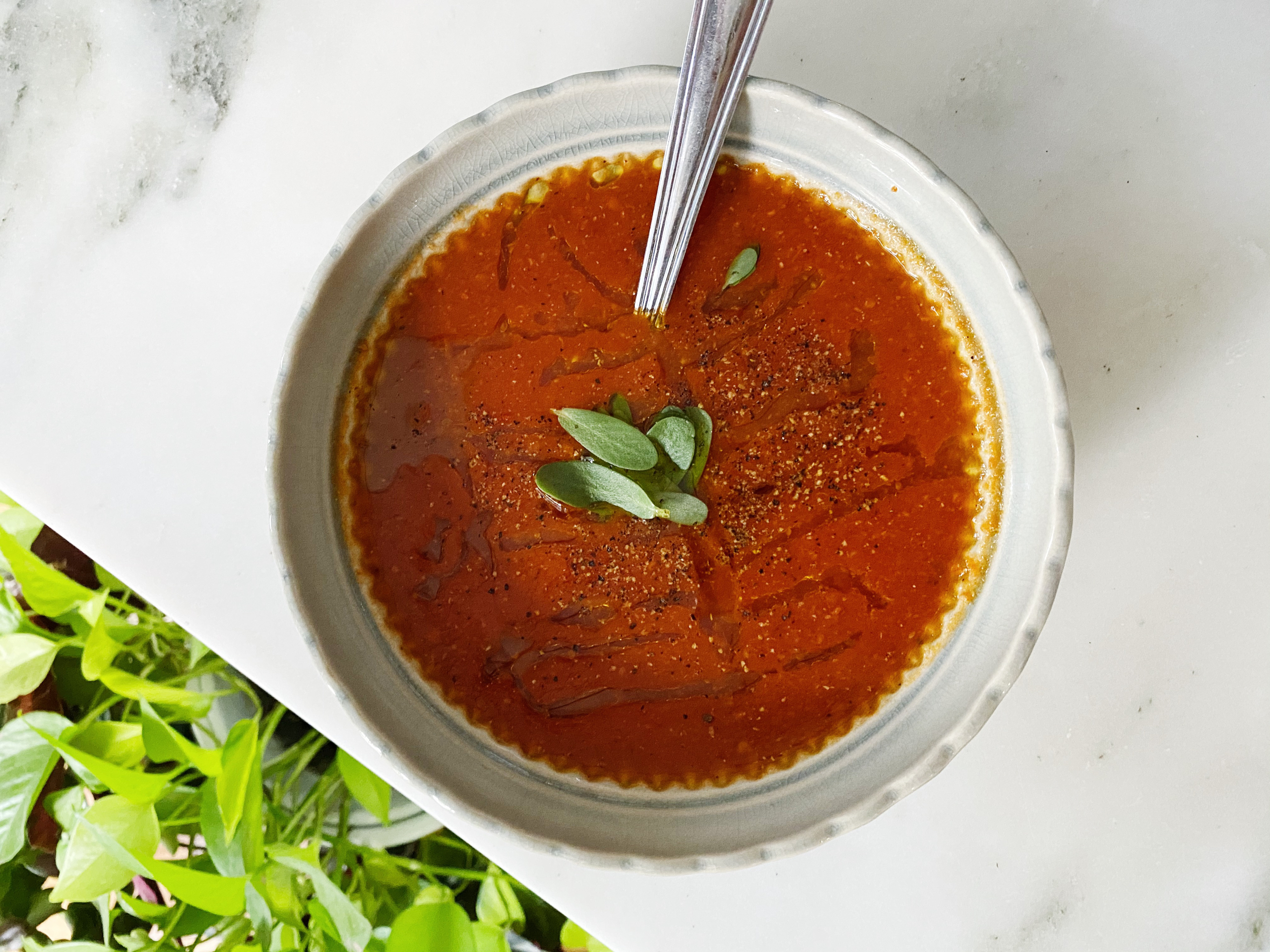 Vegan Creamy Tomato Soup | Nutrition Stripped