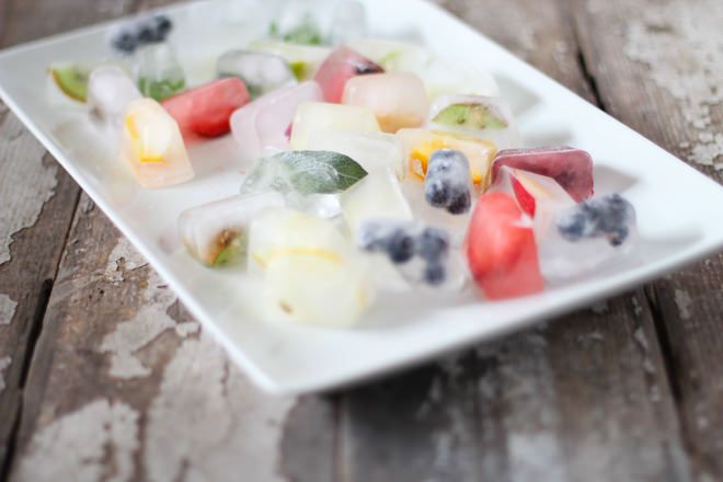 Fruit & Herb Ice Cubes - My Fussy Eater