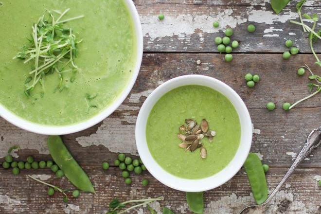 Spring Green Pea Soup Simple Pea Soup