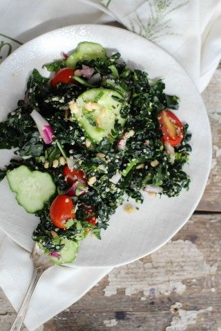 Kale Hemp Tabbouleh, kale, hemp seeds, tabbouleh, salad