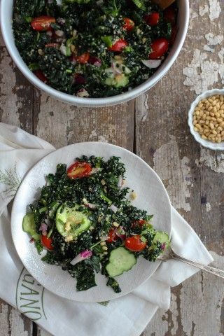 Kale Hemp Tabbouleh, kale, hemp seeds, tabbouleh, salad