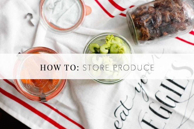 ADVICE:  HOW TO STORE PRODUCE
