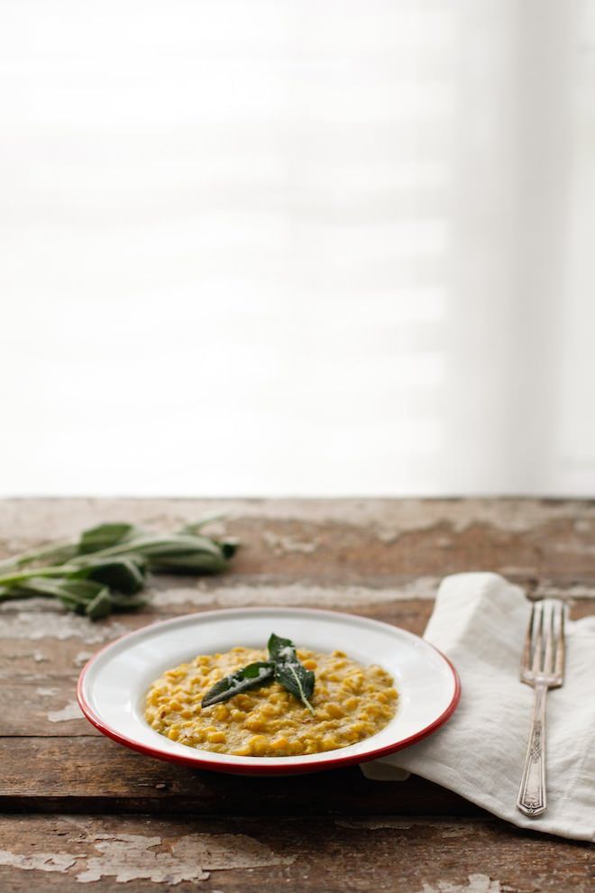 Creamed Corn with Fried Sage | Nutrition Stripped