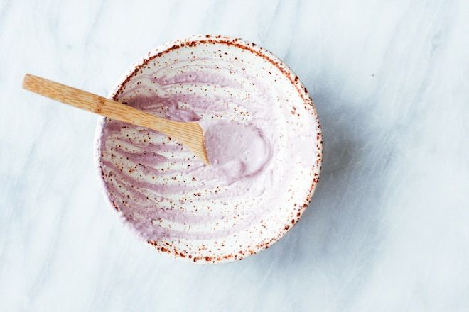 Frozen Berries with Pink Cashew Cream | Nutrition Stripped