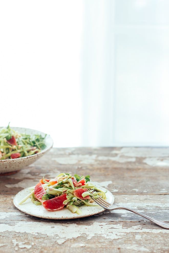 Shaved Asparagus Salad | Nutrition Stripped