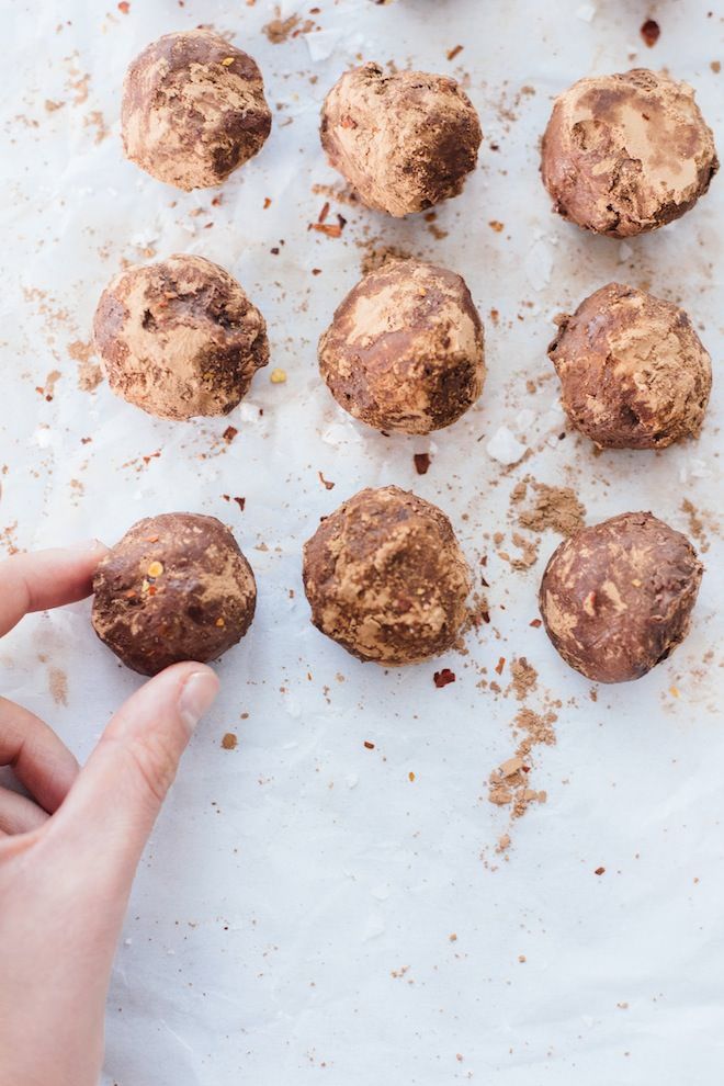 4-Ingredient Chili Chocolate Truffles | Nutrition Stripped
