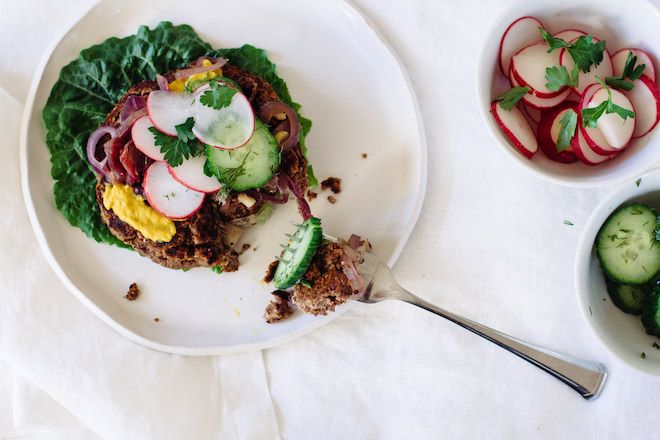 Blissed Out Black Bean Burger | Nutrition Stripped