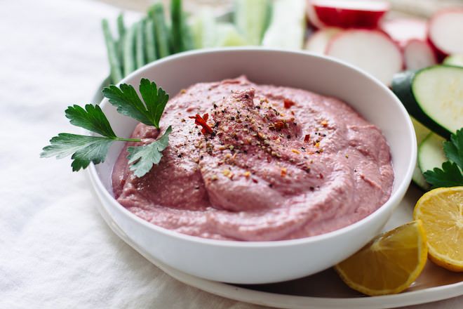 Beet Hummus | Nutrition Stripped Recipes