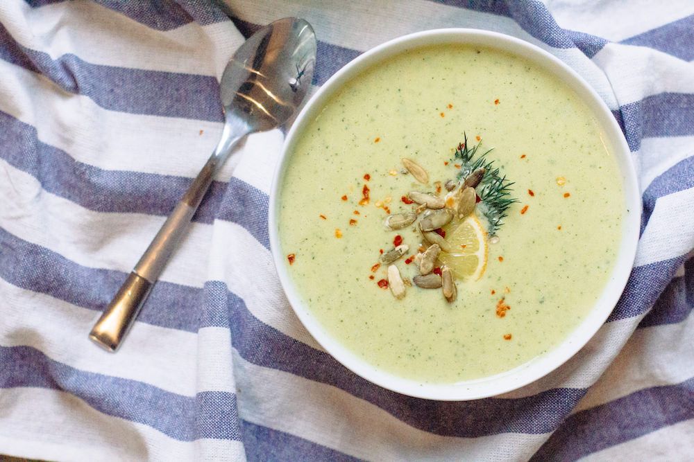 10 Healthy Dinners to Make in 30 Minutes or Less | Nutrition Stripped creamy zucchini soup