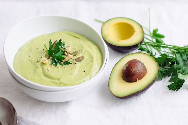 10 Healthy Suppers to Make in 30 Minutes or Less | Nutrition Stripped avocado asparagus gazpacho