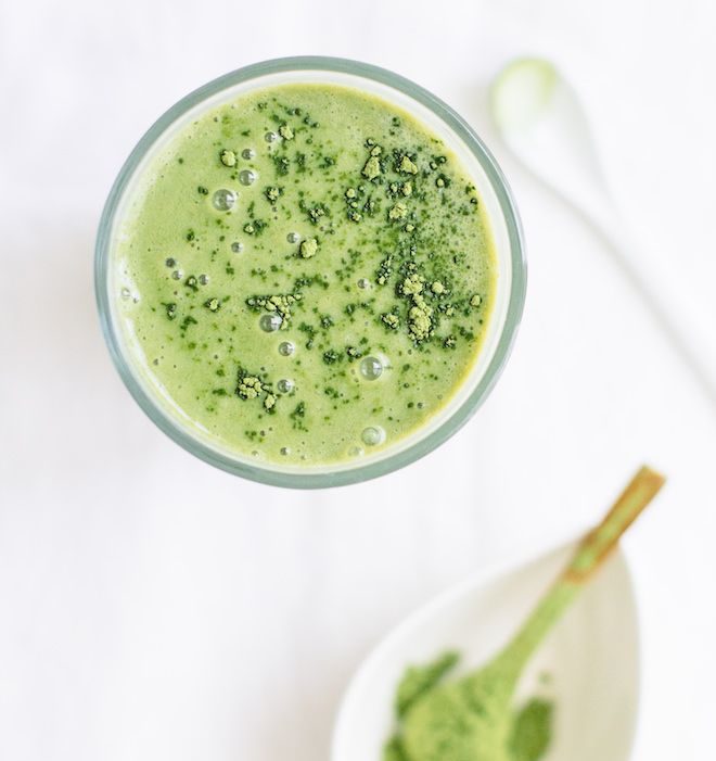 Green Matcha Milkshake | Nutrition Stripped x Panatea healthy smoothie recipe