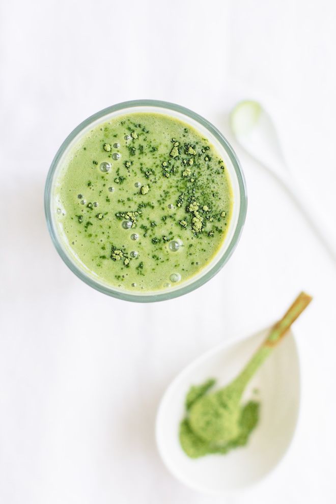 Green Matcha Milkshake | Nutrition Stripped x Panatea healthy smoothie recipe