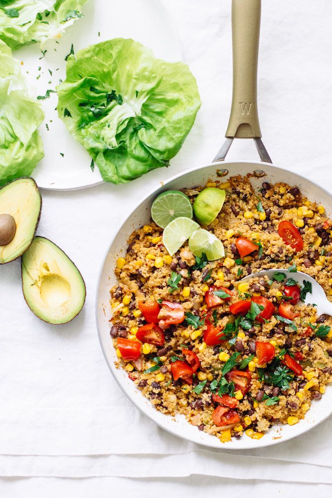 Quinoa Taco Lettuce Wraps | Healthy Taco Recipe Nutrition Stripped
