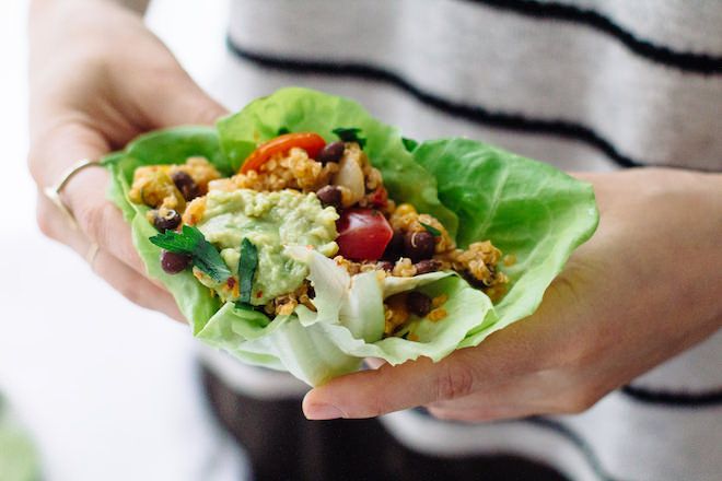 Quinoa Taco Lettuce Wraps | Healthy Taco Recipe Nutrition Stripped