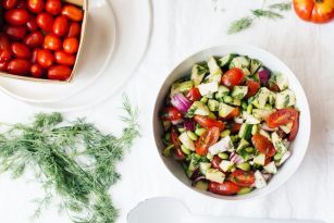 Crunchy Cucumber Tomato Salad | Nutrition Stripped