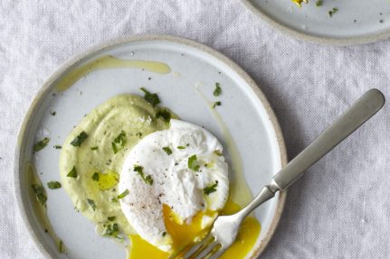 Poached Egg Plate with Olive Butter | Nutrition Stripped