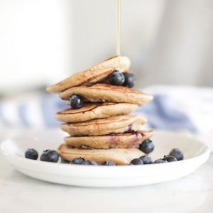 Fluffy Gluten Free Blueberry Pancakes | Nutrition Stripped