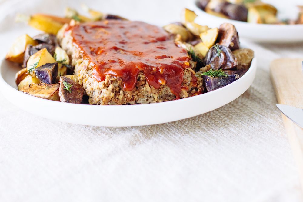 Simple Vegetarian Meatloaf | Nutrition Stripped Recipes