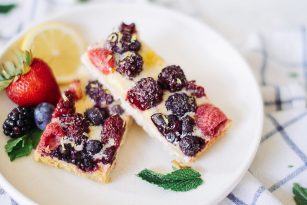 Simples de Limão Berry Barras de Nutrição Despojado