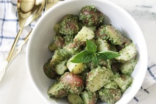 Basil Pesto Potato Salad | Nutrition Stripped