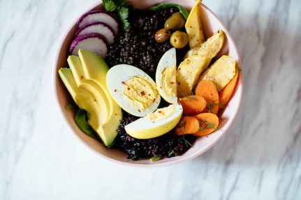 Beauty Bowl with Turmeric Eggs | Nutrition Stripped