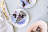 Black Sesame Cheesecake Bars healthy dessert recipe on Nutrition Stripped