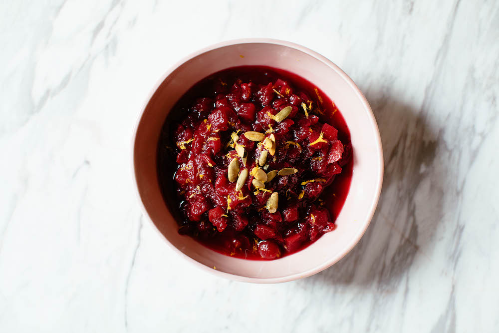 Pomegranate Cranberry Sauce recipe on Nutrition Stripped