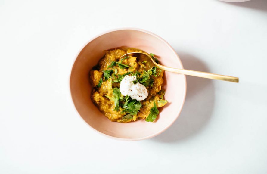 Red Lentil Daal with Squash and Coconut | Nutrition Stripped