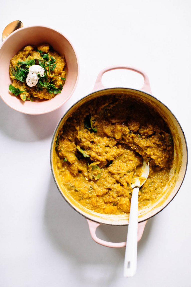 The Gut Health Doctor Butternut squash dhal #drmeganrossi #colourfulf