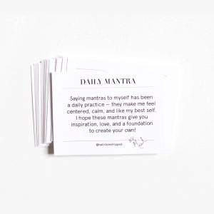 Stationery Nutrition Stripped | Mantra Cards