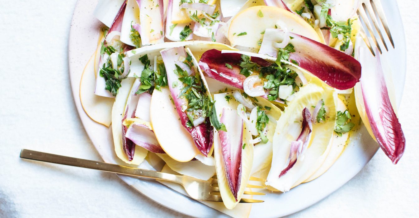 Endive Apple and Herb Salad | Nutrition Stripped