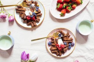 Gluten-Free Chocolate Waffles | Nutrition Stripped