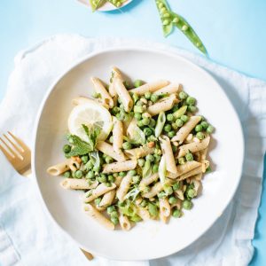 Protein-Packed Pea and Mint Pasta | Nutrition Stripped
