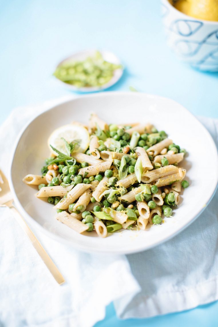 Protein-Packed Pea and Mint Pasta | Nutrition Stripped