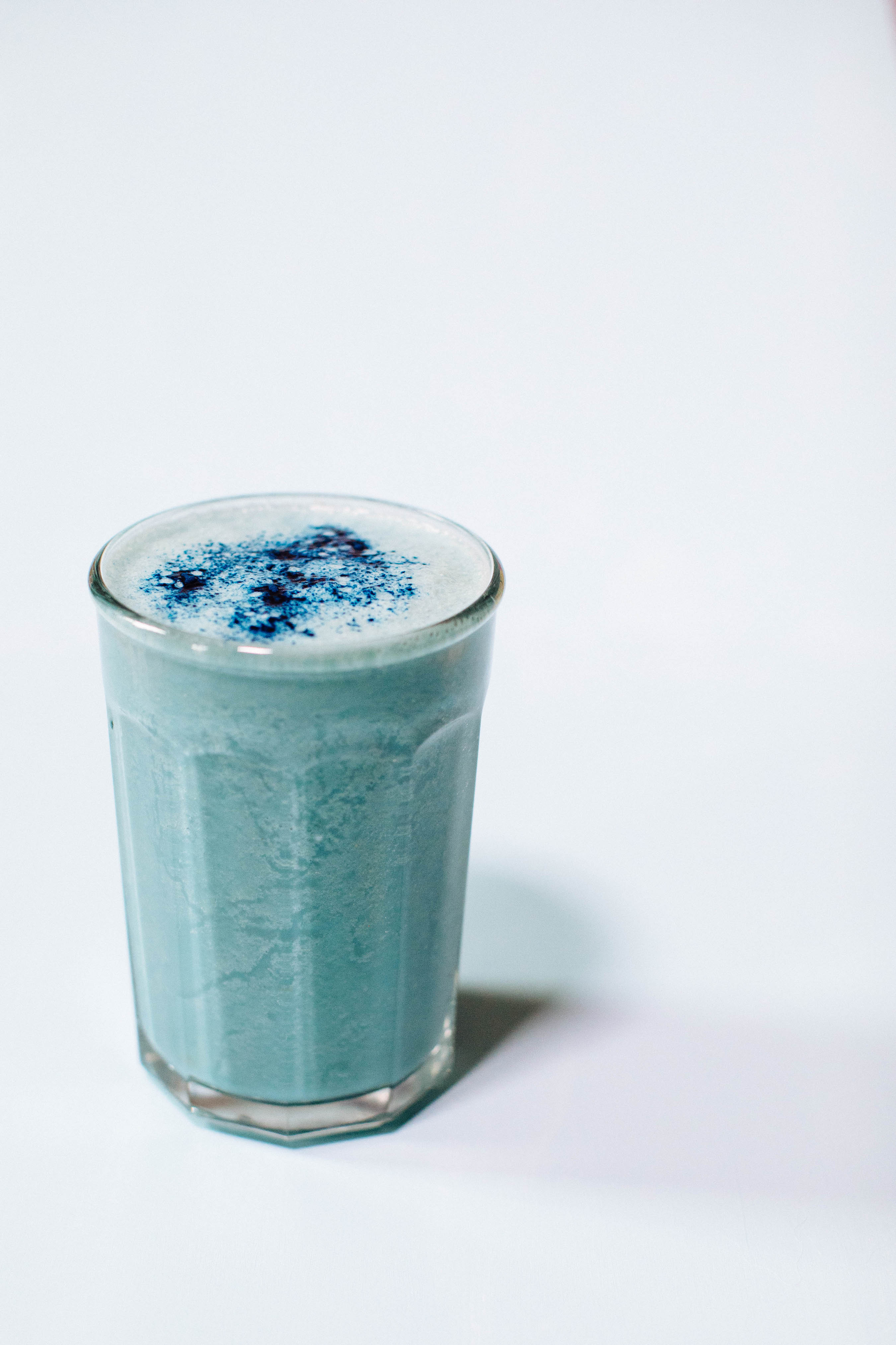Blue-green Spirulina Milk | Nutrition Stripped