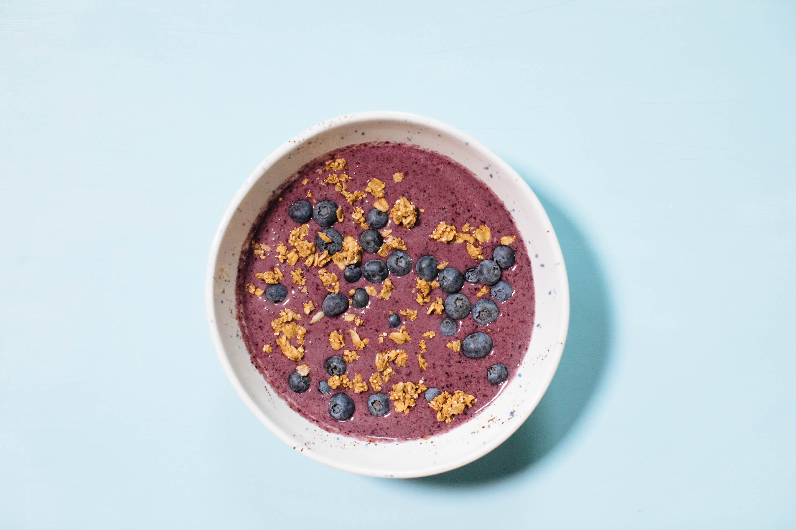 Blueberry Banana Bowl Smoothie | Nutrition Stripped