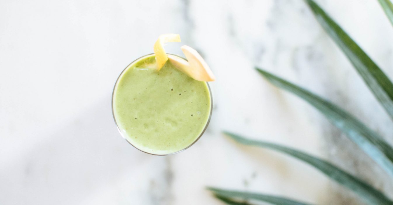 Creamy Ginger Green Smoothie | Nutrition Stripped