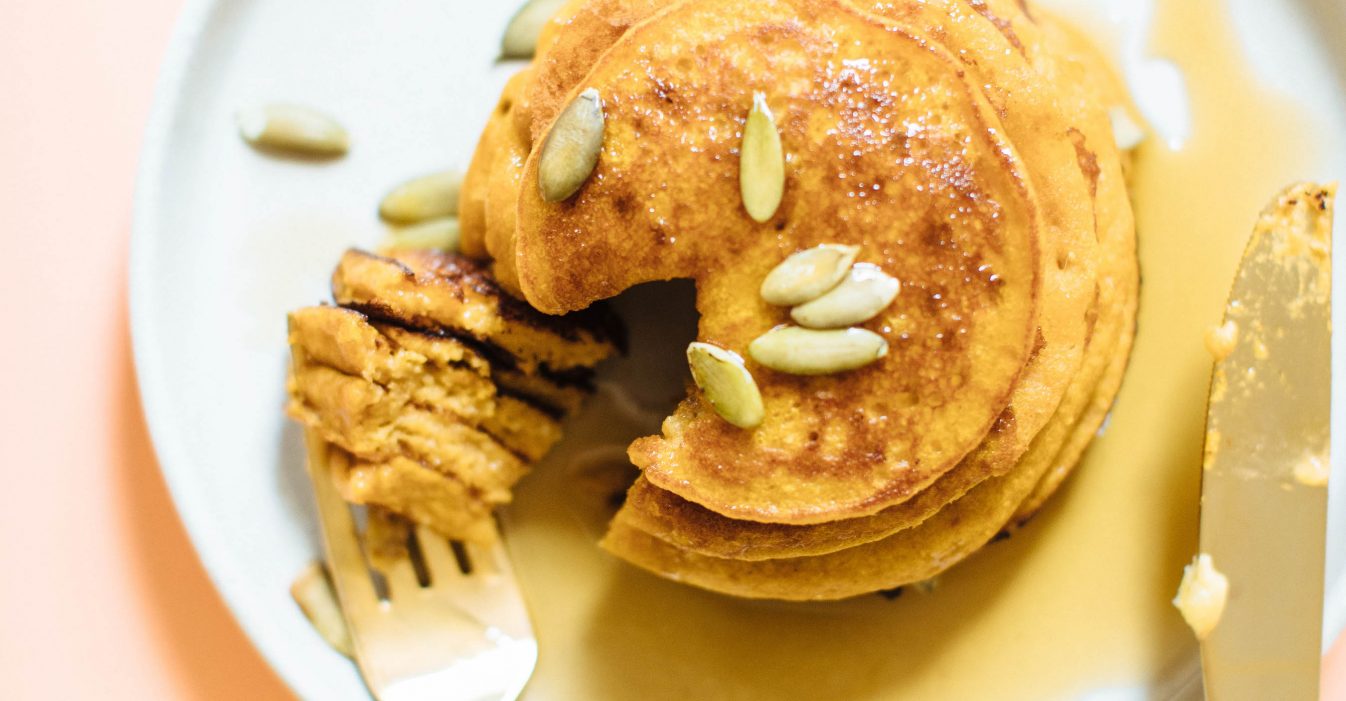 Healthy Pumpkin Pancakes Recipe | Nutrition Stripped