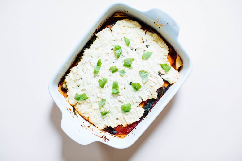 Almond Ricotta Lasagna Nutrition Stripped