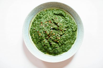 Healthy Creamed Cauliflower Spinach | Nutrition Stripped