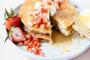 Healthy Lemon Ricotta Pancakes | Nutrition Stripped