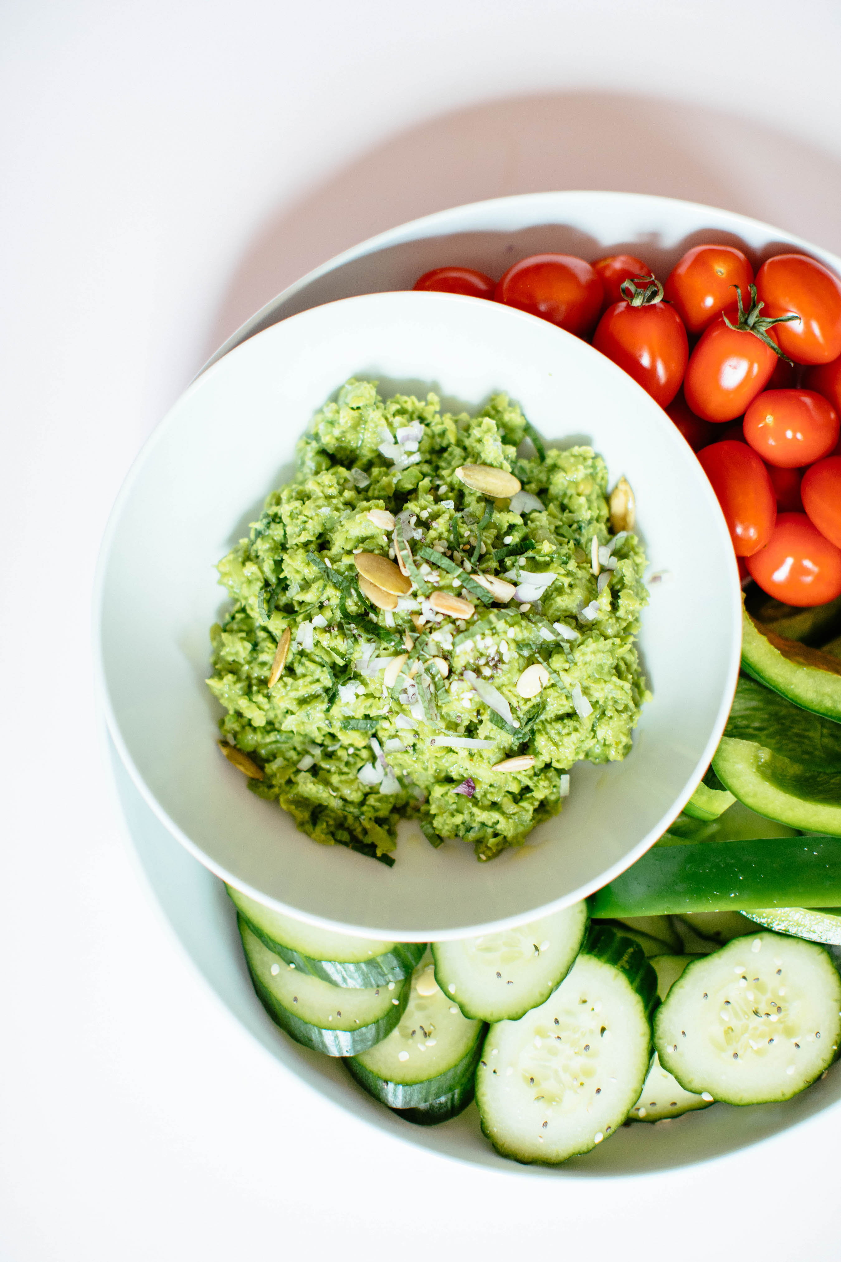 Minty Spring Pea Dip | Nutrition Stripped