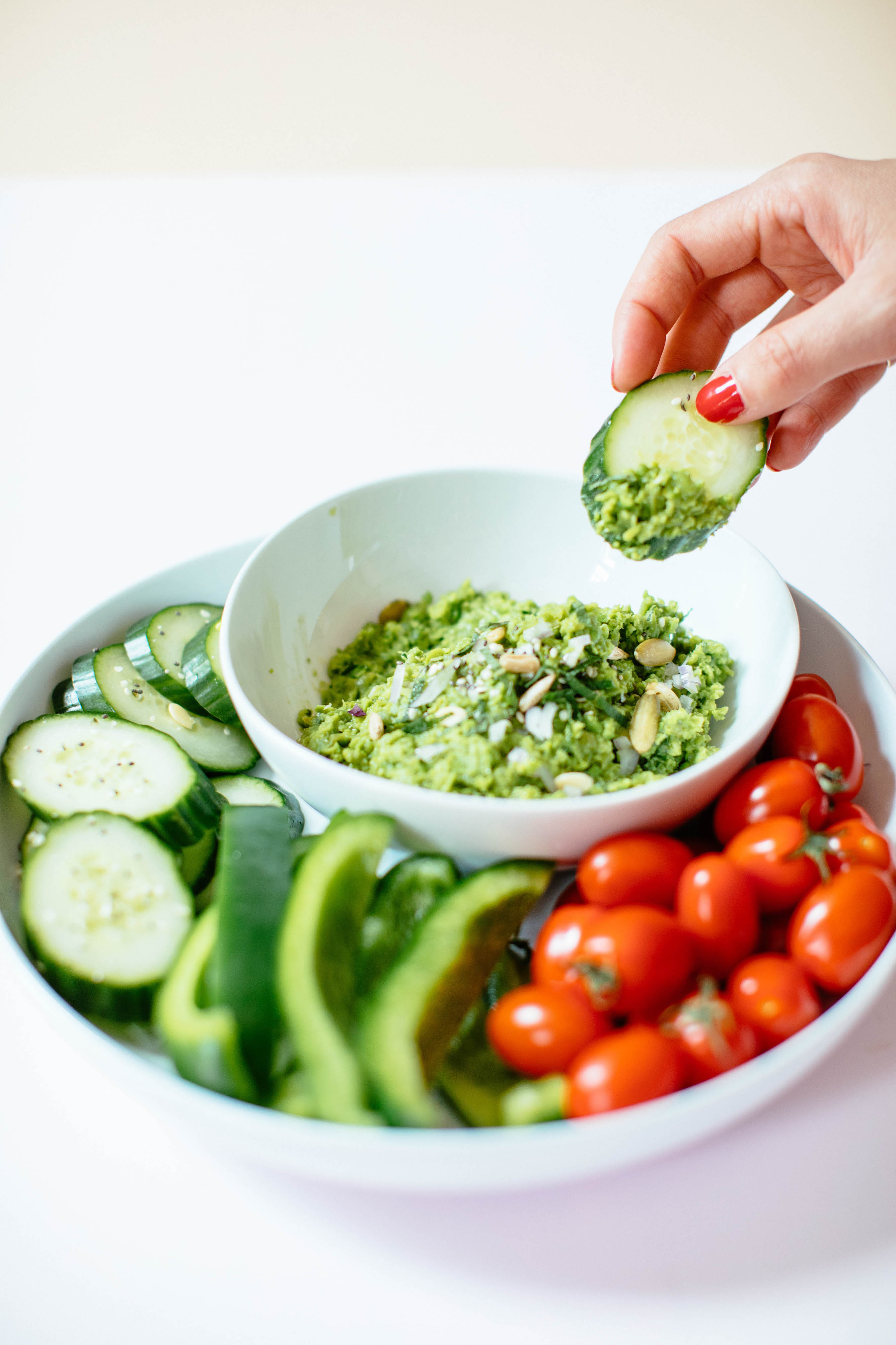 Minty Pea Dip | Nutrition Stripped