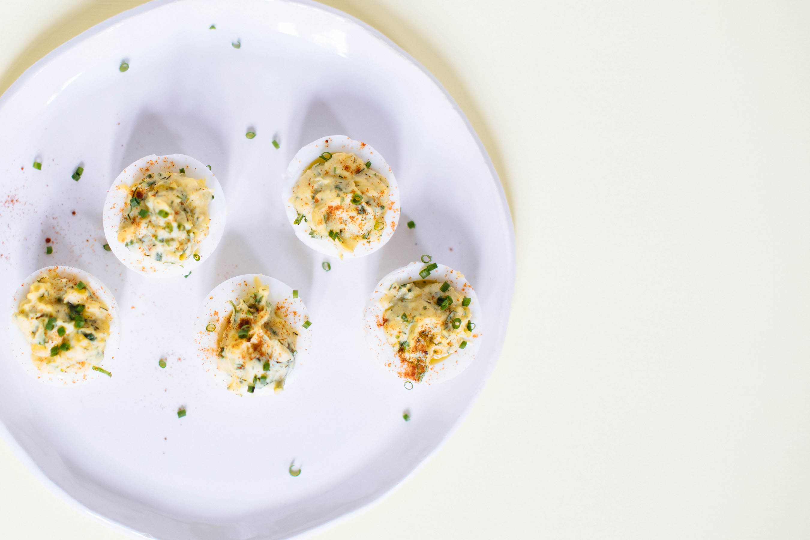 Herbed Egg Canape Recipe With Dijon Mustard