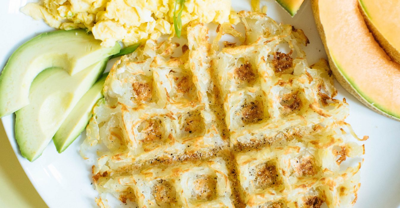 Waffle Iron Hash Browns | Nutrition Stripped