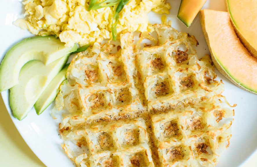 Waffle Iron Hash Browns | Nutrition Stripped