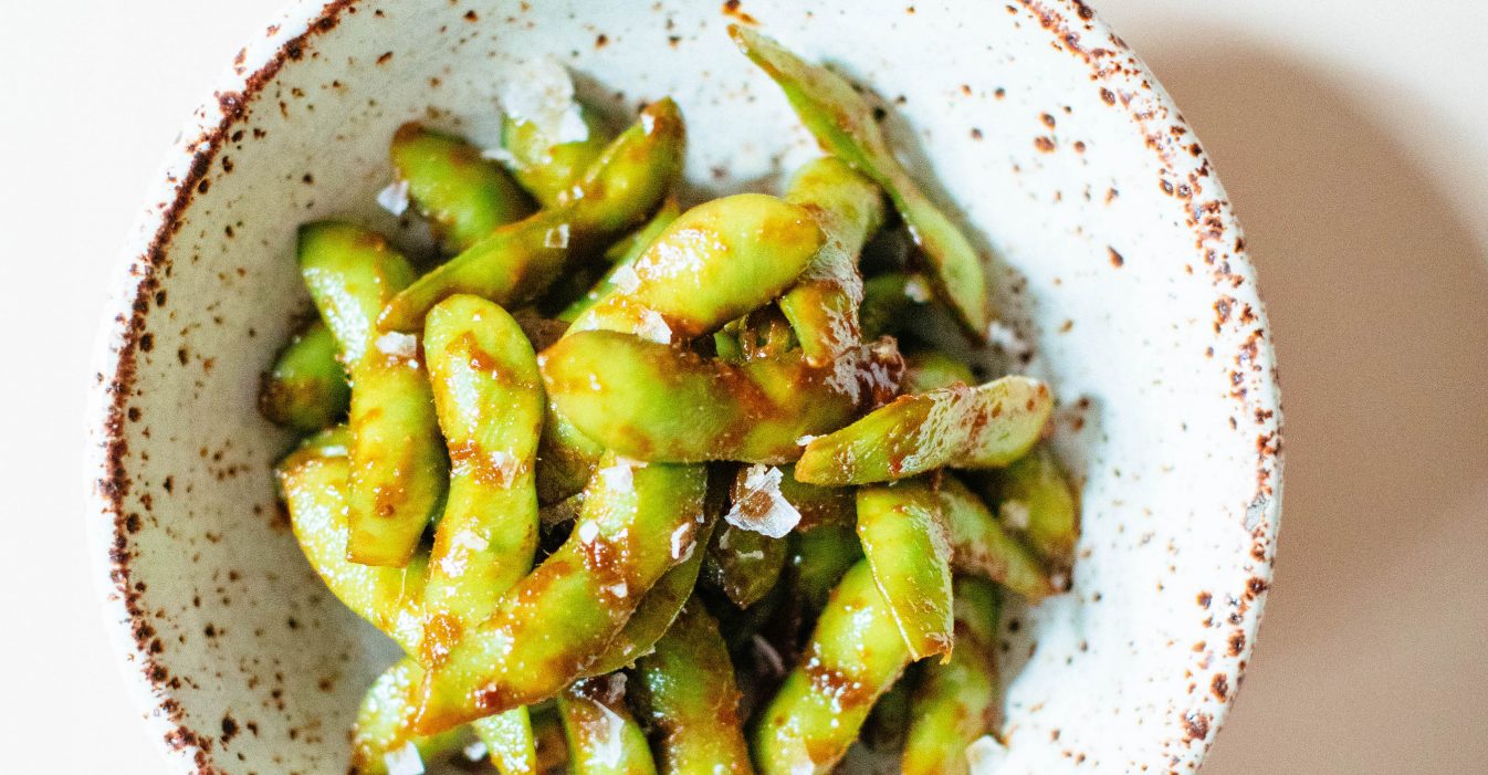 Sweet and Spicy Miso Edamame | Nutrition Stripped