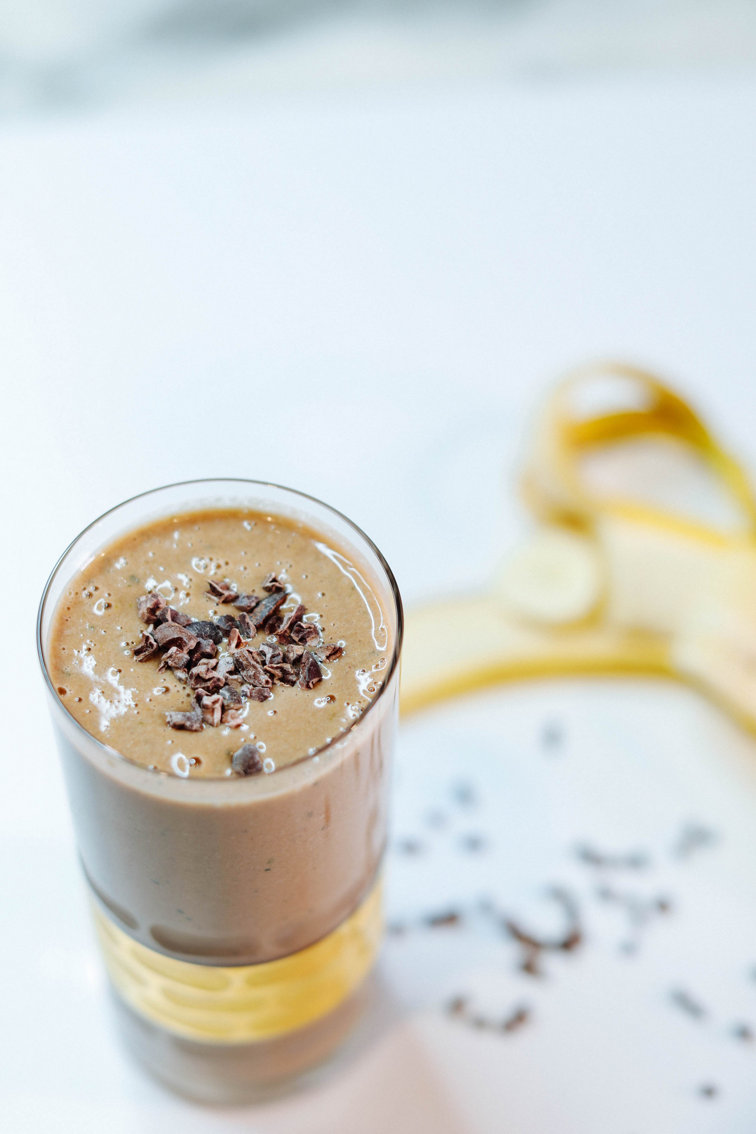 Chocolate Peanut Butter Smoothie Recipe | Nutrition Stripped